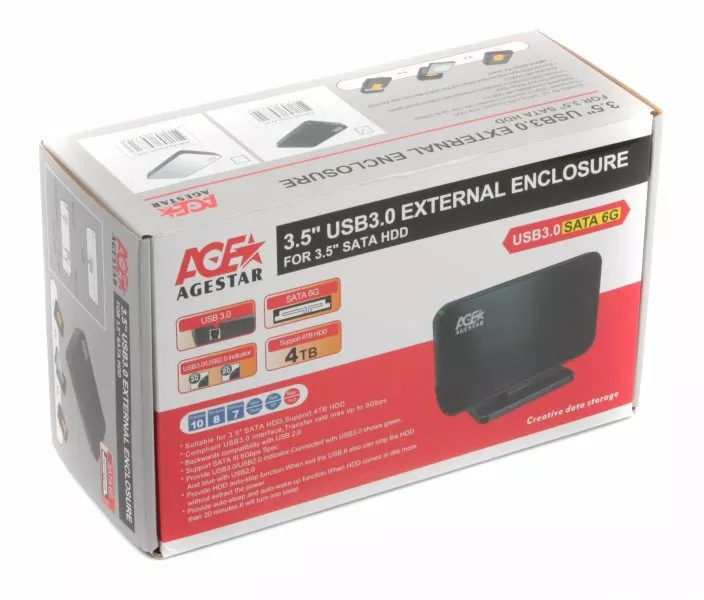 Кишеня для HDD AgeStar 3UB3A8-6G Black - фото 4