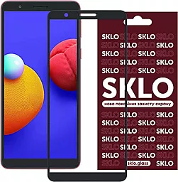 Защитное стекло SKLO 3D Full Glue Samsung A013 Galaxy A01 Core, M013 Galaxy M01 Core Black