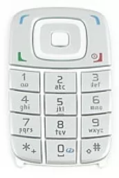 Клавиатура Nokia 6101 Silver/White