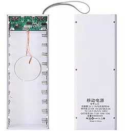 Корпус для Power Bank EasyLife 20x18650 Wireless QC3/PD 22.5W White