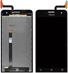 Дисплей Asus ZenFone 5 A500CG, A500KL, A501CG (T00J, T00J-D) с тачскрином, Black