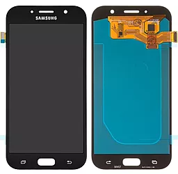 Дисплей Samsung Galaxy A7 A720 2017 з тачскріном, (OLED), Black