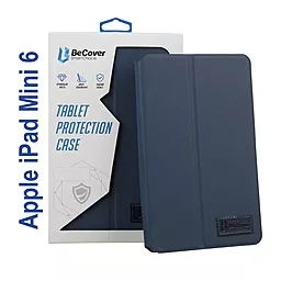 Чехол для планшета BeCover Premium для Apple iPad mini 6 2021 Deep Blue (706710) - фото Чехол для планшета BeCover Premium для Apple iPad mini 6 2021 Deep Blue (706710)
