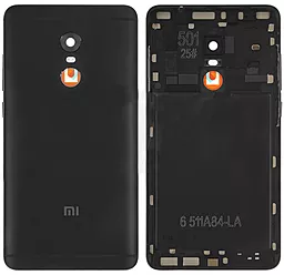 Задняя крышка корпуса Xiaomi Redmi Note 4 MediaTek со стеклом камеры Original Black