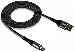 Кабель XO NB125 Magnetic USB-A - micro USB 10.5w 1м cable Black - миниатюра 2 Кабель XO NB125 Magnetic USB-A - micro USB 10.5w 1м cable Black - миниатюра 2