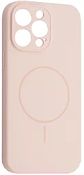Чохол Silicone Case Full Camera Fine Ring MagSafe для Apple iPhone 15 Pro Chalk Pink - фото Чохол Silicone Case Full Camera Fine Ring MagSafe для Apple iPhone 15 Pro Chalk Pink