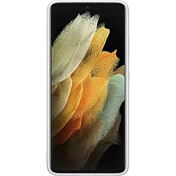 Чехол Samsung Silicone Cover G998 Galaxy S21 Ultra Light Gray (EF-PG998TJEGRU) - миниатюра 2