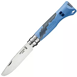 Нож Opinel №7 Junior Outdoor (001898) Голубой - фото Нож Opinel №7 Junior Outdoor (001898) Голубой