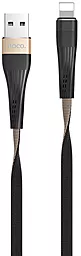 Кабель Hoco U39 Slender USB-A - Lightning 12w 2.4a 1.2м cable Gold/Black - фото Кабель Hoco U39 Slender USB-A - Lightning 12w 2.4a 1.2м cable Gold/Black