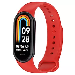 Сменный ремешок для фитнес-трекера Silicone Sport Band для Xiaomi Mi Band 8 Red