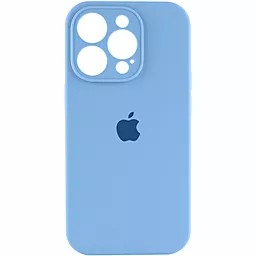 {"ru": "Чехол", "uk": "Чохол"} Silicone Case Full Camera для Apple iPhone 13 Pro Cornflower