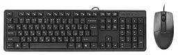 Комплект (клавиатура+мышка) A4Tech KK-3330 USB Black - фото Комплект (клавиатура+мышка) A4Tech KK-3330 USB Black