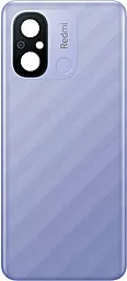 Задняя крышка корпуса Xiaomi Redmi 12C со стеклом камеры Original Lavender Purple - фото Задняя крышка корпуса Xiaomi Redmi 12C со стеклом камеры Original Lavender Purple