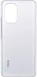 Задняя крышка корпуса Xiaomi Poco F3 с логотипом "Poco" Moonlight Silver - фото Задняя крышка корпуса Xiaomi Poco F3 с логотипом "Poco" Moonlight Silver