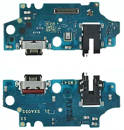 Нижняя плата Samsung Galaxy A05s A057 с разъемом зарядки, наушников, микрофоном - фото Нижняя плата Samsung Galaxy A05s A057 с разъемом зарядки, наушников, микрофоном