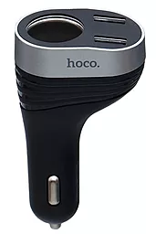 Автомобільний зарядний пристрій Hoco Z29 Regal Digital Display Cigarette Lighter Black
