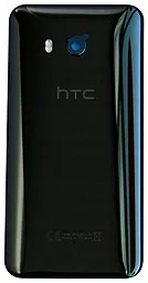 Задняя крышка корпуса HTC U11 со стеклом камеры Original Brilliant Black - фото Задняя крышка корпуса HTC U11 со стеклом камеры Original Brilliant Black