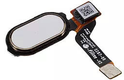 Шлейф OnePlus 3 A3003 / 3T A3010 з кнопкою Home, з сканером відбитка пальця, Original White