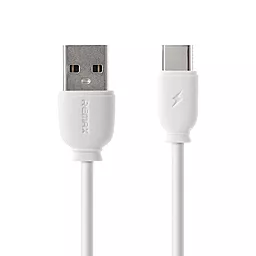 Кабель Remax Fast Charging USB-A - Type-C 12w 2.4a 1м cable White (RC-134a) - фото Кабель Remax Fast Charging USB-A - Type-C 12w 2.4a 1м cable White (RC-134a)