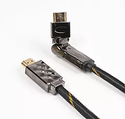 Видеокабель HDMI v1.4 поворотный (VD516-3M) Viewcon - фото Видеокабель HDMI v1.4 поворотный (VD516-3M) Viewcon