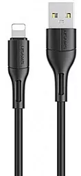 Кабель Usams U68 USB-A - Lightning 10w 1м cable Black (US-SJ500) - фото Кабель Usams U68 USB-A - Lightning 10w 1м cable Black (US-SJ500)