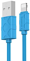 Baseus Yashine USB-A - Lightning 12w 2.4a 1м cable Sky Blue (CALUN-03) - миниатюра 4
