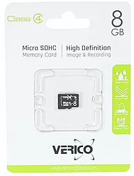 Карта пам'яті Verico microSDHC 8GB Class 4 (1MCOV-MDH683-NN) - мініатюра 2