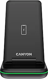Беспроводная док-станция Canyon 3-in-1 15w wireless charger black (CNS-WCS304B) - фото Беспроводная док-станция Canyon 3-in-1 15w wireless charger black (CNS-WCS304B)