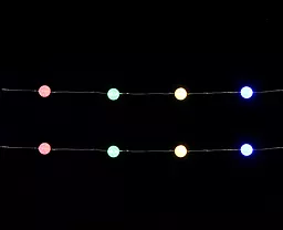 Гірлянда Luca Lighting "Струна" з кульками 2 м + подовжувач Мультиколір - мініатюра 3