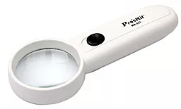 Лупа ручна Pro'sKit MA-021 46мм/3.5х з LED-підсвіткою
