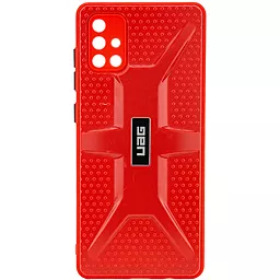 Чехол UAG TPU+PC Samsung A715 Galaxy A71  Red