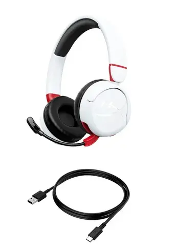 Навушники HyperX Cloud Mini Wireless White (7G8F2AA) - фото 5