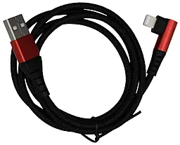 Кабель Monoko UC415 USB-A - Lightning 12w 2.4a 1m cable Black - фото Кабель Monoko UC415 USB-A - Lightning 12w 2.4a 1m cable Black