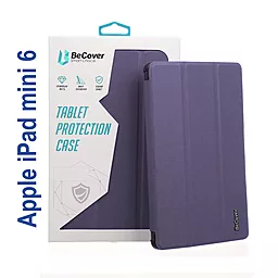 Чохол для планшету BeCover Soft Edge з кріпленням Apple Pencil для Apple iPad mini 6  2021 Purple (706830)