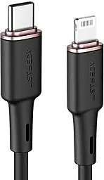 Кабель USB PD AceFast silicone C2-01 MFI 20w 3a 1.2m USB Type-C - Lightning cable black