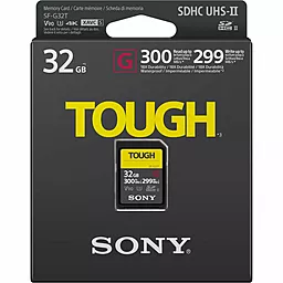 Карта пам'яті Sony SDHC 32GB Tough Class 10 UHS-II U3 V90 (SF32TG) - мініатюра 2