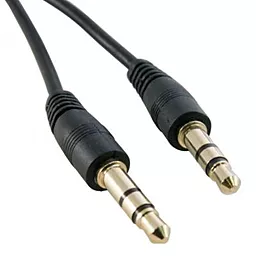 Аудио кабель ExtraDigital AUX mini Jack 3.5mm M/M Cable 1.5 м black (KBA1681) - миниатюра 3