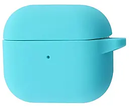 Силиконовый чехол для Apple AirPods 4 Silicone Case New Turquoise - фото Силиконовый чехол для Apple AirPods 4 Silicone Case New Turquoise