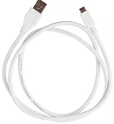 USB Кабель Cablexpert Premium Micro USB Cable 0.5m White (CCP-mUSB2-AMBM-W-0.5M)