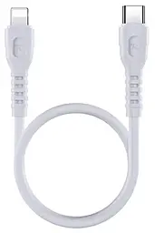 Кабель Remax RC-C022 USB Type-C - Lightning 20w 3a 0.3м PD cable White - фото Кабель Remax RC-C022 USB Type-C - Lightning 20w 3a 0.3м PD cable White