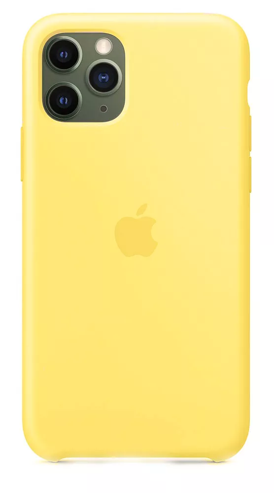 Чохол Silicone Case для Apple iPhone 11 Pro Max Yellow - фото 1
