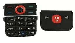 Клавіатура Nokia 5700 Black/Red