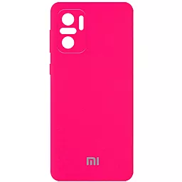 Чехол Epik Silicone Cover Full Camera  для Xiaomi Redmi Note 10, Note 10s, Poco M5s Розовый / Barbie Pink