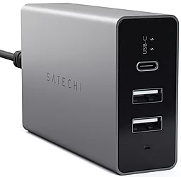 Мережевий зарядний пристрій Satechi USB-C Travel Charger Space Gray (ST-ACCAM)