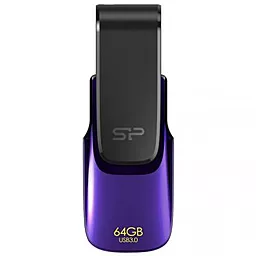 Флешка Silicon Power 64Gb Blaze B31 Purple USB 3.0 (SP064GBUF3B31V1U) - фото Флешка Silicon Power 64Gb Blaze B31 Purple USB 3.0 (SP064GBUF3B31V1U)
