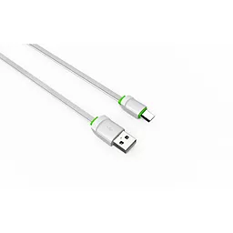 Кабель USB LDNio micro USB Cable White (LS06) - миниатюра 2