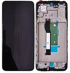 Дисплей Xiaomi Poco X4 GT с тачскрином и рамкой, оригинал, Black