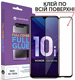 Защитное стекло MAKE Full Cover Full Glue Huawei Honor 10 Lite, 10i Black (MGFH10L)
