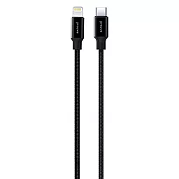 USB PD Кабель Proove Light Weft 27W 2.4A USB Type-C - Lightning Cable Black (CCLW27002101) 