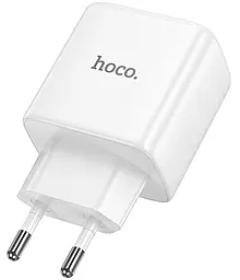 Сетевое зарядное устройство Hoco N83 40w GaN PD USB-C fast charger White - фото Сетевое зарядное устройство Hoco N83 40w GaN PD USB-C fast charger White
